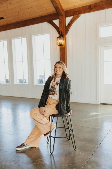 Mineral-Washed Cargo Style Wide-Leg Pants - Tan