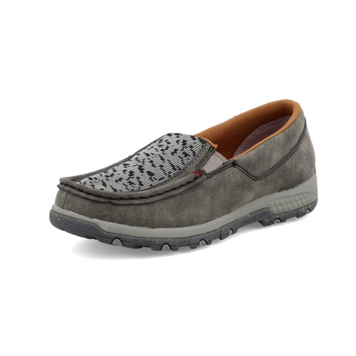 Slip-On Driving Moc - Grey & Grey Multi WXC0015