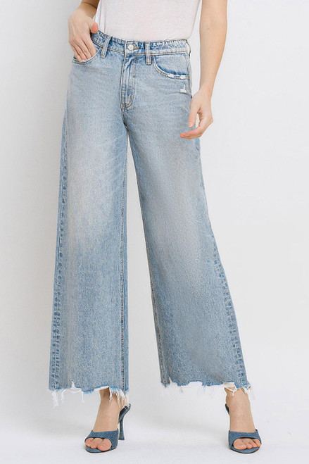 Super High Wide Leg Jeans - Insightful