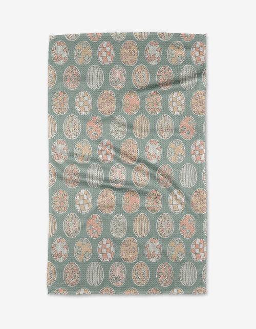 Spring Easter Eggs Kitchen Tea Towel