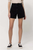 Super High Rise Mom Shorts | Black