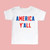 America Y'all Toddler and Youth 4th of July Shirt