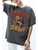 Wild West Cowboy Oversized Top - Mineral Charcoal