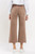 High Rise Crop Wide Leg Jeans - Chocolate Malt