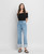 Super High Rise Cuff Baggy Straight Jeans | Enrapture