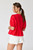 Hailey Bow Tie Detailed Blouse - Red