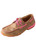 *WOMENS DRIVING MOSSASINS - BOAT BOMBER/NEON PINK WDM0018
