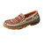 WOMENS SLIP ON DRIVING MOCCASINS - KHAKI/MULTI WDMS013