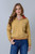 Kimes Women's Malta Cropped Quarter Zip Sweatshirt - Maize