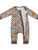 Long Sleeves Smile Plaid Baby Kids Bamboo Zipper Romper