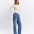 High Rise Elastic Waistband Wide Barrel Jeans - UPSTANDING