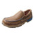 MENS DRIVING MOCCASINS SLIP ON - OILED SADDLE/BLUE MDMS005