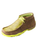 MENS DRIVING MOCCASINS - BOMBER/NEON YELLOW CHECK MDM0029