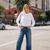 Super High Rise Cuffed Baggy Wide Jeans | Brilliance
