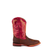 Kids Cowhide Brown/Red S-Toe