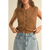 Buttondown Crochet Vest - Brown