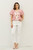 Ballerina Pink - Bubble Babydoll Blouse with Textured Fabric and Contrast Bow