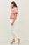 Ballerina Pink - Bubble Babydoll Blouse with Textured Fabric and Contrast Bow