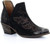 LD BLACK EMBROIDERY SHOE Q0098