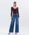 High Rise Trouser Hem Extreme Wide Leg Jeans