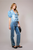 Chelsea Collar Tie Front Denim Top