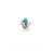 Navajo Handmade Kingman Turquoise Ring - Robert Martinez