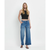 High Rise Double Cuffed Baggy Wide Jeans | Enviably