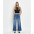 High Rise Double Cuffed Baggy Wide Jeans | Enviably