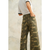 Camouflage Print Stretch Pants