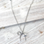 Bow Necklace Slip Knot Trendy Jewelry SILVER