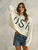 USA Rope Letter Sweater - OFF WHITE