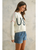 USA Rope Letter Sweater - OFF WHITE