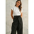 Twofer Jumpsuit - BLACK/WHITE