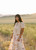 Western Print Dress - Cream