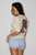 The Brynlee Horse Button Up Sweater - NATURAL
