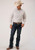 MENS L/S SHIRT SNAP PRINT 1501 BROWN & BLUE WALLPAPER STRIPE 01-001-0019-3058