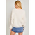 Round Neck Over Sized Sweater Top - IVORY