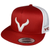 Vexil Brand - White Icon - Red/White Mesh