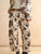 Multi Printed Barrel Pants - COW PRINT