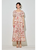 Western Square Neck Midi Dress