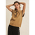 Consciously Made Modern Henley Style Sweater Vest. - GOLDEN HONEY
