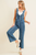 Straight Leg Denim Overalls