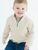 Boys Heather Oatmeal Quarter-Zip Sweater - Oatmeal