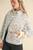 Floral Quilted Jacket with Ribbon Detail MJK3622