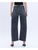 High Rise Raw Hem Crop Utility Barrel Jeans - Beachwood