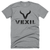 Vexil Brand - Distressed Logo - Heather Grey