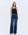 Super High Rise Full Length Wide Jeans T6937