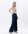 High Rise Dart Detail Wide Leg Jeans F6217