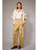 Western Motif Wide Leg Pants
