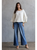 CABLE Knit Cropped Sweater - Cream